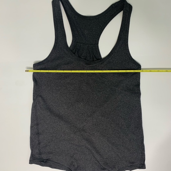 Lululemon Athletic Dark Gray Lightweight Keyhole Racerback Tank Top Size 4 - Picture 5 of 6